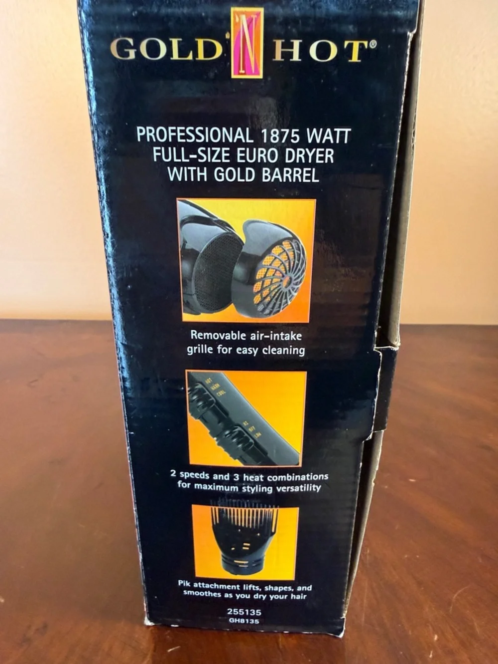 Gold N‎ Hot Professional Hair Dryer - Black & Gold